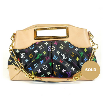 Louis Vuitto Judy MM Multicoloured Monogram Canvas Handbag