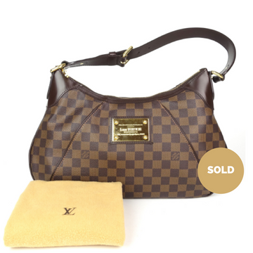 Louis Vuitto Thames GM Damier Ebene Canvas Shoulder Bag