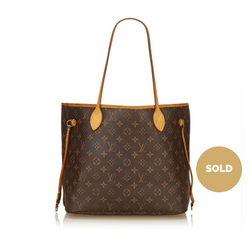 Louis Vuitto Neverfull MM Monogram Canvas Tote Bag