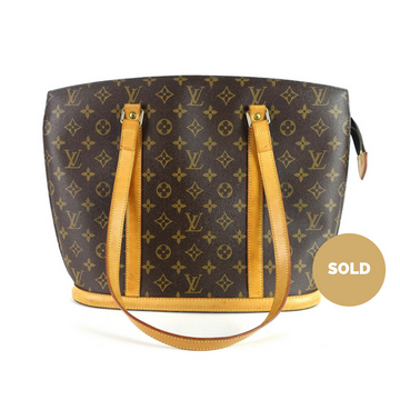 Louis Vuitto Babylone Monogram Canvas Tote Bag