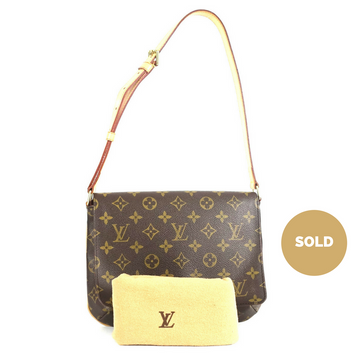 Louis Vuitto Musette Tango Monogram Canvas Shoulder Bag