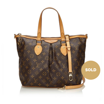 Louis Vuitto Palermo PM Monogram Canvas Handbag with Strap