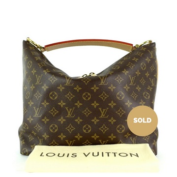 Louis Vuitto Sully MM Monogram Canvas Shoulder Bag