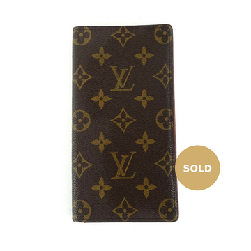 Louis Vuitto Bifold Monogram Canvas Long Wallet