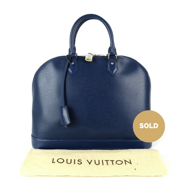 Louis Vuitto Alma GM Epi Leather Handbag