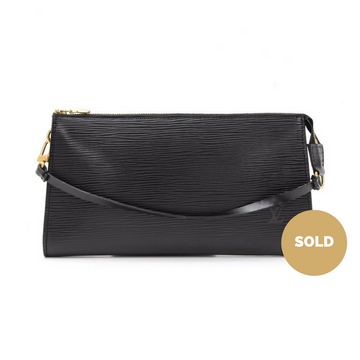 Louis Vuitto Epi Leather Pochette Accessoires Evening Bag