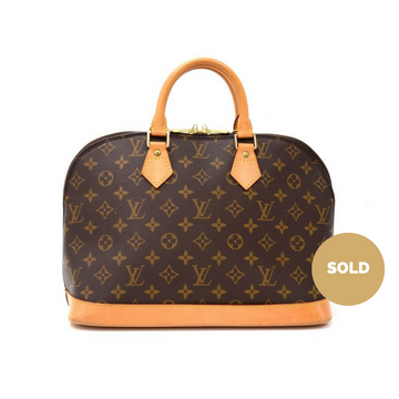 Louis Vuitto Alma Monogram Canvas Handbag