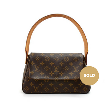 Louis Vuitto Mini Looping Monogram Canvas Handbag