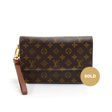 Louis Vuitto Orsay Monogram Canvas Clutch Bag