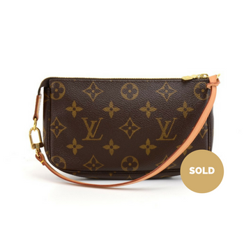 Louis Vuitto Mini Pochette Accessoires Monogram Canvas Evening Bag