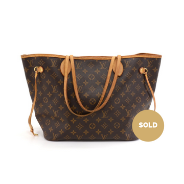 Louis Vuitto Neverfull MM Monogram Canvas Shoulder Bag