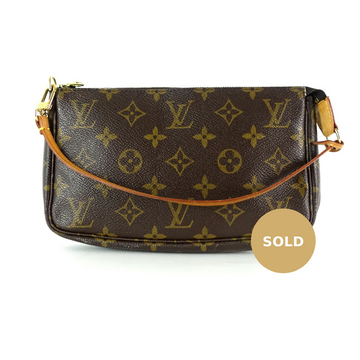 Louis Vuitto Pochette Accessoires Monogram Canvas Evening Bag