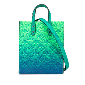 Louis Vuitton Monogram Taurillon Illusion Sac Plat XS 2way Bag M81221