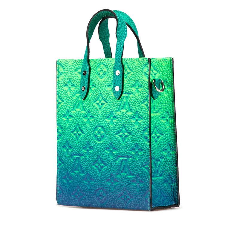 Louis Vuitton Monogram Taurillon Illusion Sac Plat XS 2way Bag M81221