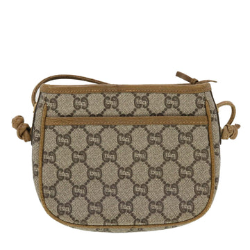 GUCCI VS Plus Canvas Shoulder Bag PVC Leather Beige  th3722
