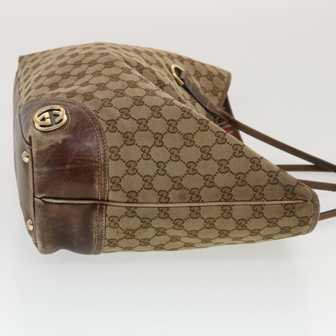 GUCCI VS Canvas Tote Bag Beige 169945  th3742