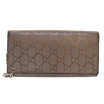 GUCCI VS Canvas Chain Wallet Brown 224262  th3850