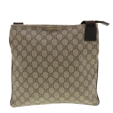 GUCCI VS Canvas Shoulder Bag PVC Leather Beige 141626  ti1052