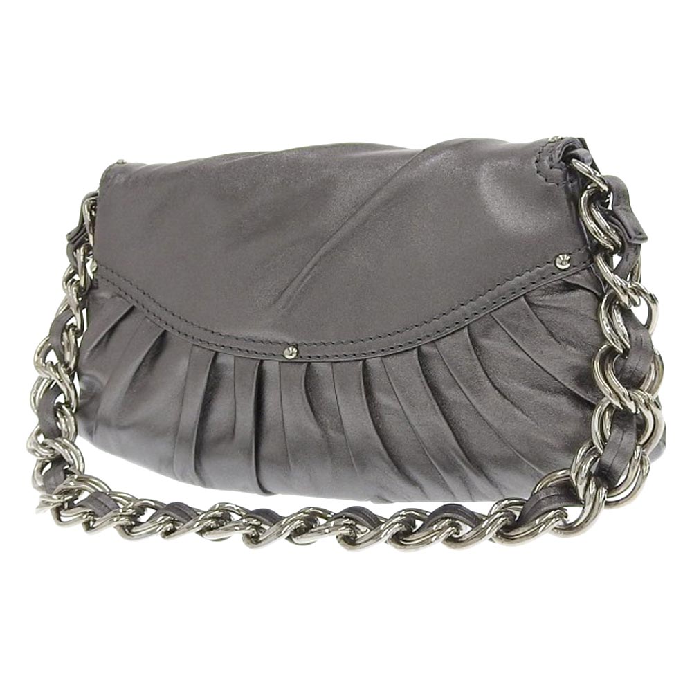 Versace Leather Shoulder Bag