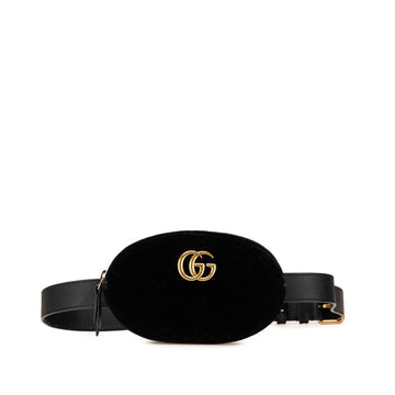 Gucci Velvet Leather CS Marmont Waist Bag 476434