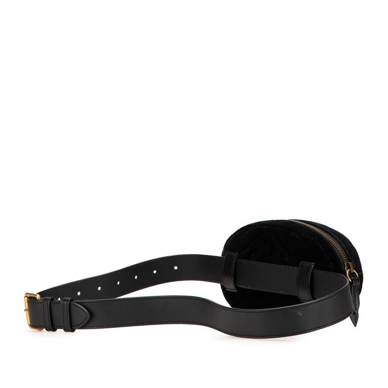 Gucci Velvet Leather CS Marmont Waist Bag 476434