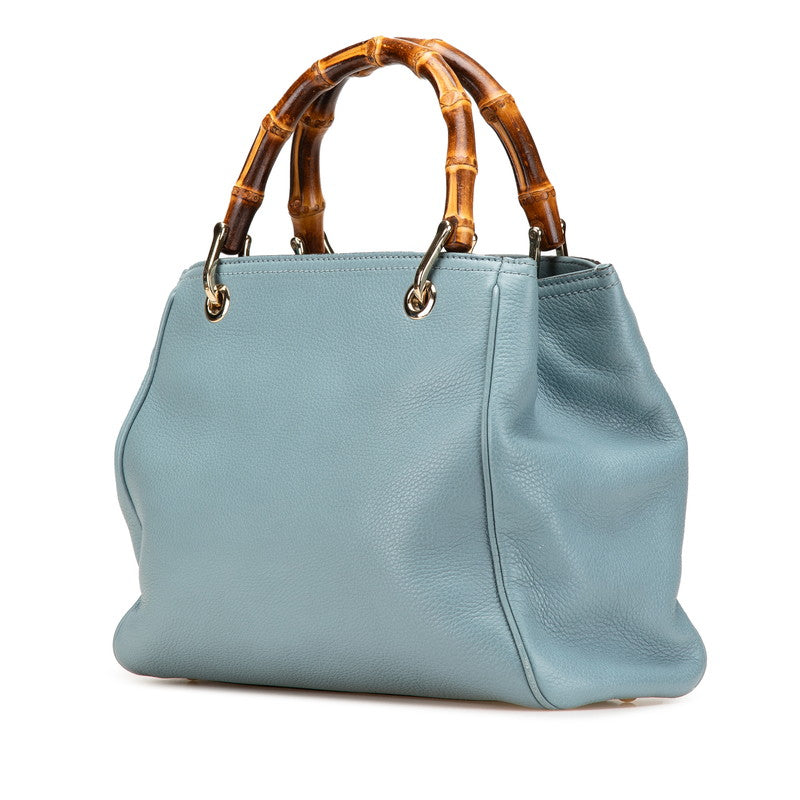 Gucci Leather Bamboo Shopper 2way Bag 336032
