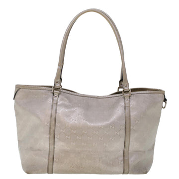 GUCCI VS Canvas Shoulder Bag Silver 197953  uy130