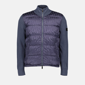 Veste bi-matière Oblique