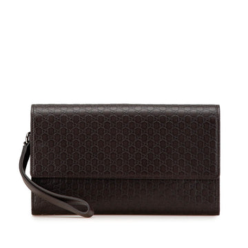 Gucci Microguccissima Leather Clutch Bag 386851