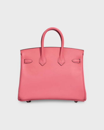 Hermes Birkin 25 Swift Rose Palladium Hardware