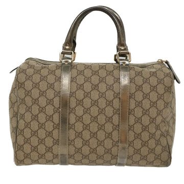 GUCCI VS Canvas Boston Bag PVC Leather Beige 193603  yk7999B