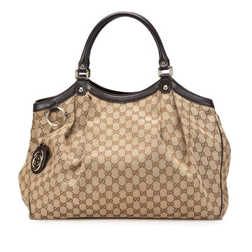 Gucci CS Canvas Sukey Handbag 211943