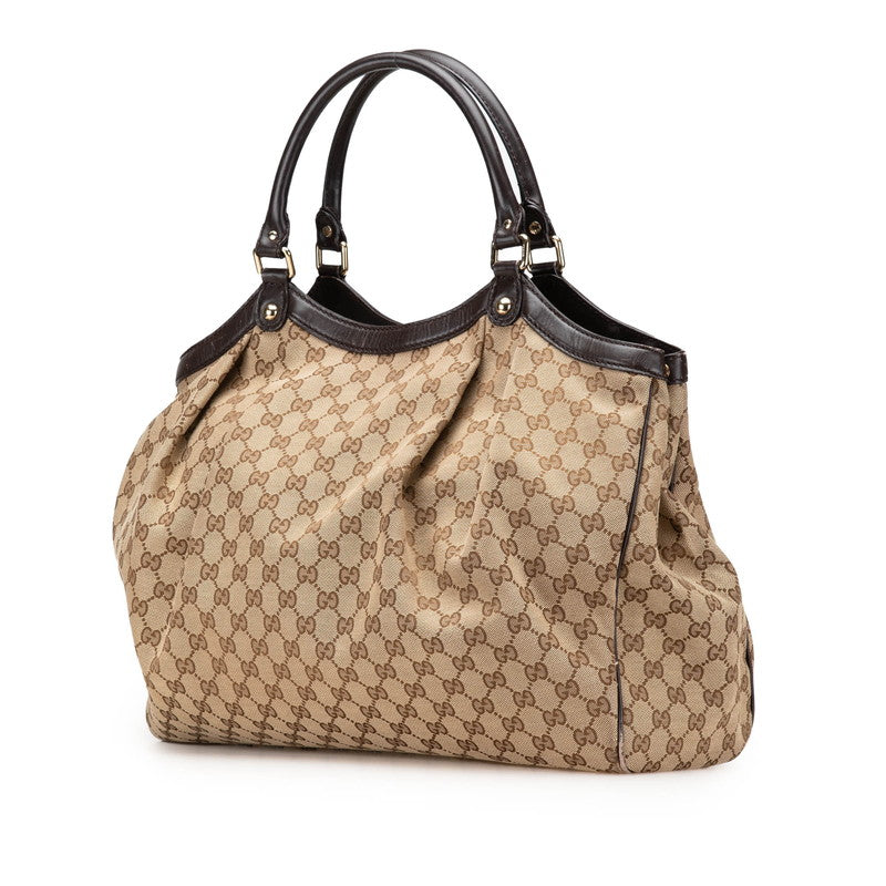 Gucci CS Canvas Sukey Handbag 211943